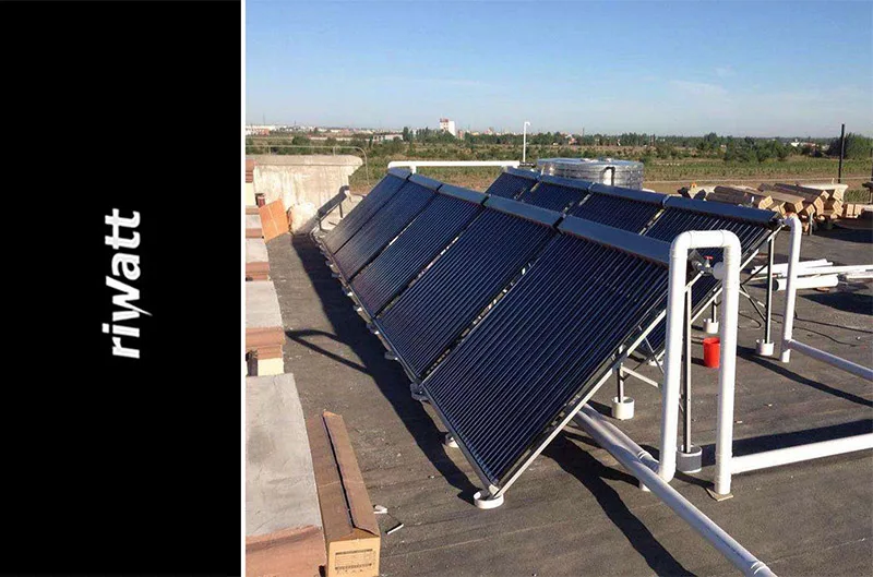 solar water heating system for industry