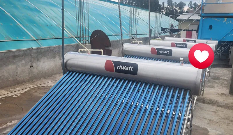 industrial hot water solar system